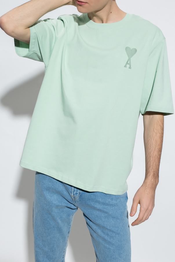 andie　　ami alexander mattiussi AMI Paris TSHIRT AMI ALEXANDRE MATTIUSSI Grey | BSTN Store